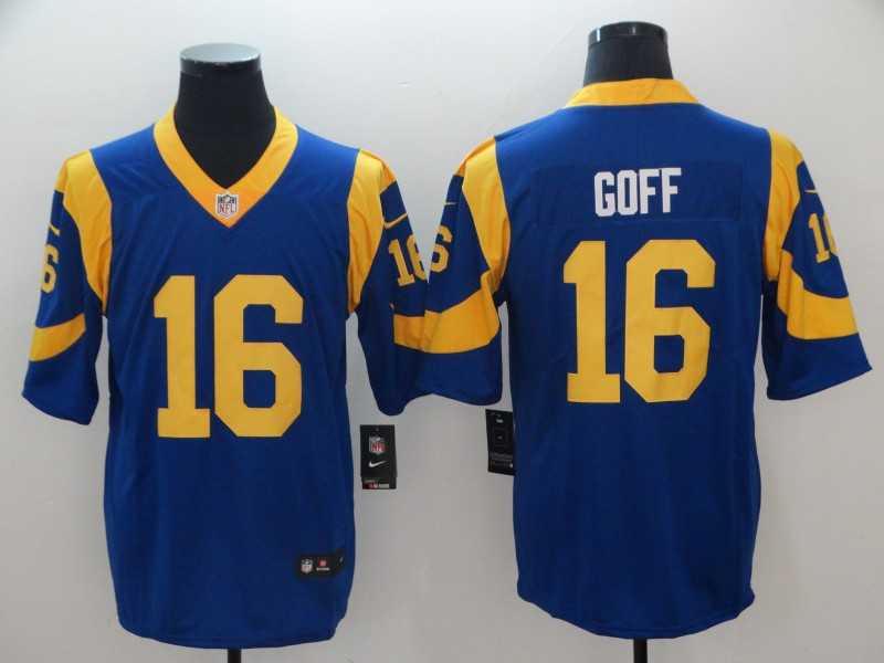 Nike Rams 16 Jared Goff Royal Vapor Untouchable Limited Jersey,We sell and wholesale Nike Rams 16 Jared Goff Royal Vapor Untouchable Limited Jersey on line form chian!